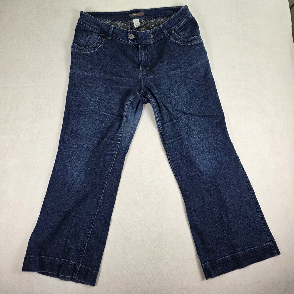 Venezia Stretch‎ Trouser Jeans Plus Size 4 Average Dark Wash Denim